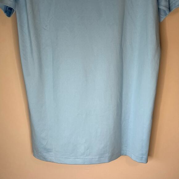Men’s Dunning Golf Polo Light Blue Short Sleeve Size Medium - Picture 12 of 16